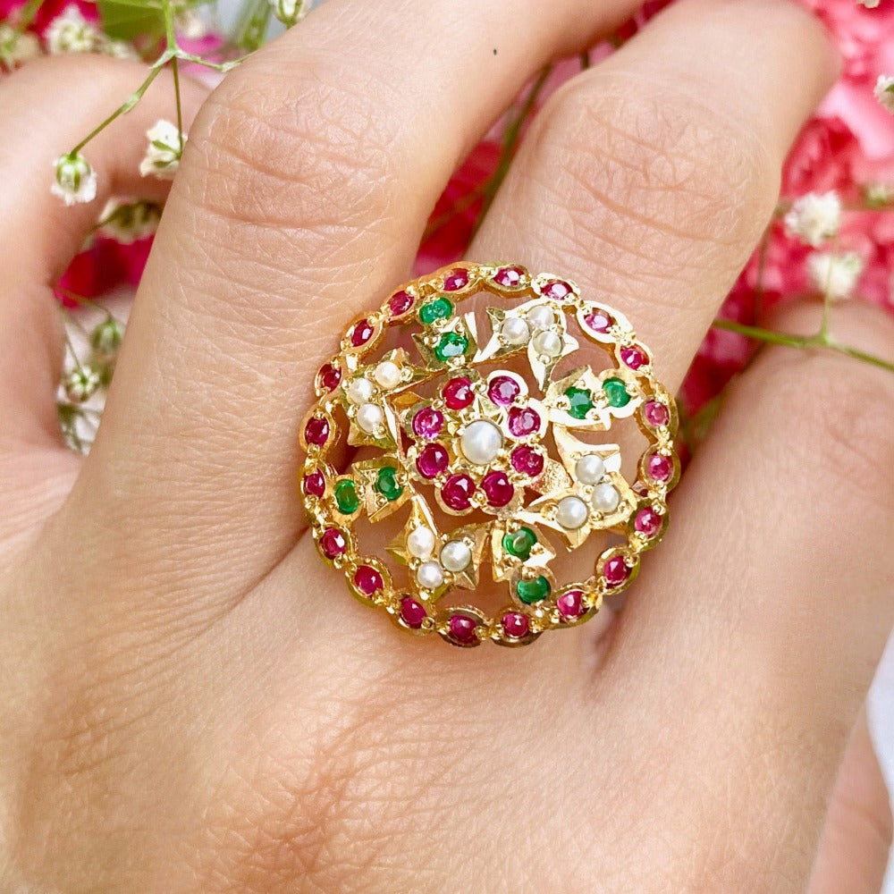 Jodha akbar rings design|| gold ring design for girls| gold ring dressing  for women # sone ke anudhi - YouTube